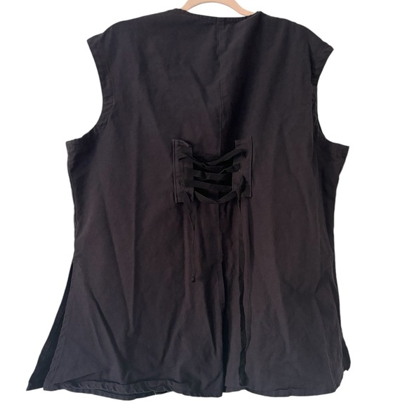 Lord of Battles (OS) Medieval Canvas Waist Coat Halloween Costume, LARP, Cosplay - Picture 8 of 10